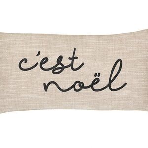 NEW Lumbar Pillow - C'est Noel